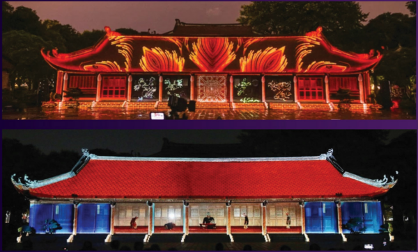 3D Mapping tại Văn Miếu - Quốc Tử Giám